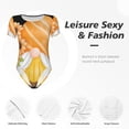 thumbnail image 5 of Picia Sunflower Gnomes 2 Womens One Piece Swimsuits Modest Tummy Control Bathing Suits Lace Up Slimming Swim Suit-X-Large, 5 of 9