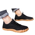thumbnail image 3 of VeFlora Unisex Barefoot Minimalist Shoes, Wide Toe Box Zero Drop Sneakers, Breathable Non- Lightweight Casual Shoes for Trail Running Walking Hiking(Black/43), 3 of 9
