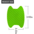 thumbnail image 2 of HSHDLDF 8PCS Car Door Handle Sticker, Carbon Fiber Anti-Scratches Car Door Cup Protector, Non-Marking Auto Door Handle Protective Film, Self-Adhesive Door Side Paint Protector for All Cars (Green), 2 of 6
