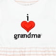 thumbnail image 4 of Inktastic I Love Grandma Girls Baby Dress, 4 of 5