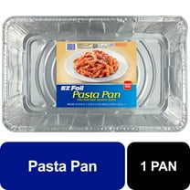 EZ Foil Disposable Pasta Pan, 19.5 x 11.5 inches, Full Size Steam Table Pan, 1 Count