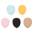 thumbnail image 1 of FELTECHELECTR 1 juego de 5 almohadillas cosméticas mini borlas de maquillaje tamaño dedo borlas de polvo facial, 1 of 6