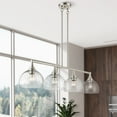 thumbnail image 4 of 53644-91-Livex Lighting-Glendon - 4 Light Large Linear Chandelier-18.75 Inches Tall and 8.25 Inches Wide-Brushed Nickel Finish, 4 of 7