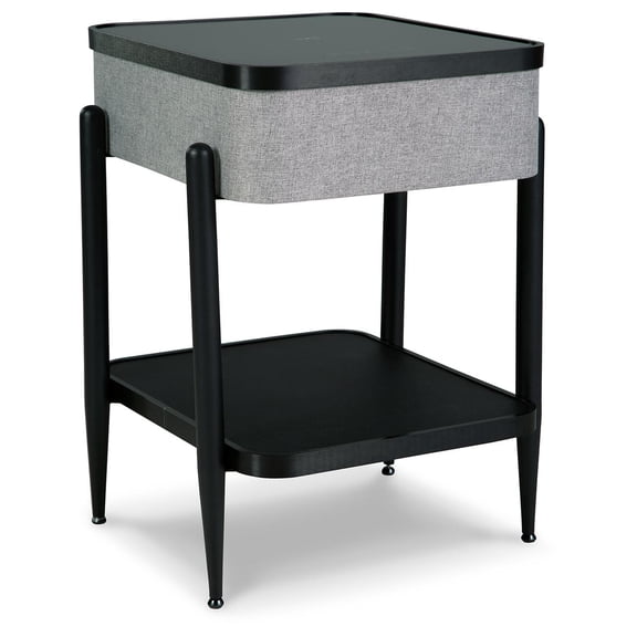 Signature Design by Ashley Contemporary Jorvalee Accent Table, Gray/Black