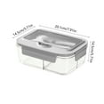 thumbnail image 3 of Insulated & Sealed Compartment Lunch Box, 1400ML Bento Container with Utensil, Microwave & Dishwasher Safe, BPA-Free for Office, Work, Adults, 3 of 6