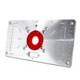thumbnail image 2 of Placa De Inserción De Mesa De Enrutador Placa de inserción de mesa de enrutador de aluminio Bancos de carpintería Modelo de recorte (rojo), 2 of 7