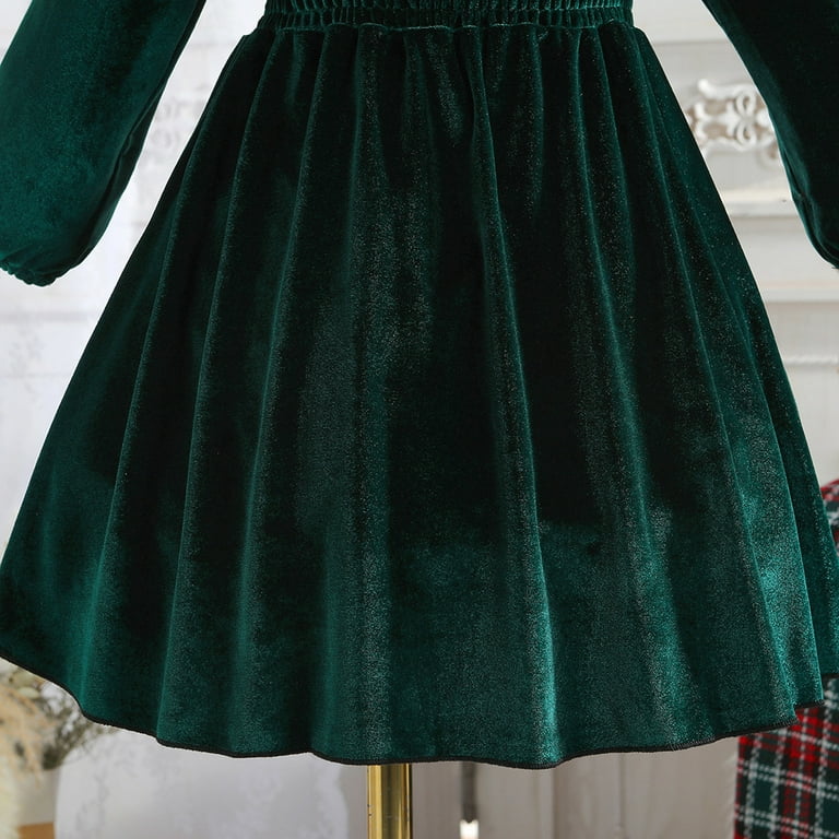 white christmas dresses Magica Skater Dress [EMERALD]