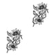 thumbnail image 3 of Sidaley Silicone Stamp Flower Shape Exquisite Sweet DIY Office Accessories Decorations Card Making Kit Stamper Gift Print Clear Embosser Mostrar como imagen 2piezas, 3 of 6