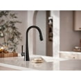 thumbnail image 3 of Moen 9126BL Kurv Single Handle Pull Down Kitchen Faucet in Matte Black Replacement MPN, 3 of 7