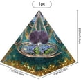 thumbnail image 2 of Crystal Epoxy Display Decorations Solid Triangle 50x50x52mm, 2 of 9