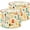 Color 2, variant on Linen Drum Lamp Shades Boho Western Wood Grain 13" x 13" x 10" Lampshade for Table Lamps Floor Lamps Lamp Shade Replacement Easy Assembly Required