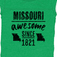 thumbnail image 4 of Inktastic Missouri Awesome Since 1821 Boys or Girls Baby Bodysuit, 4 of 5