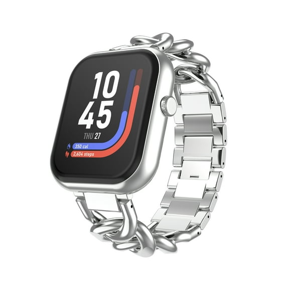 iTOUCH AIR 5 Smartwatch – 1.85” AMOLED Display, Bluetooth Calling, 100  Sport Modes, Heart Rate, SpO₂, Stress & Sleep Monitoring, IP68 Waterproof, for Android & iPhone - Link Strap for Adults