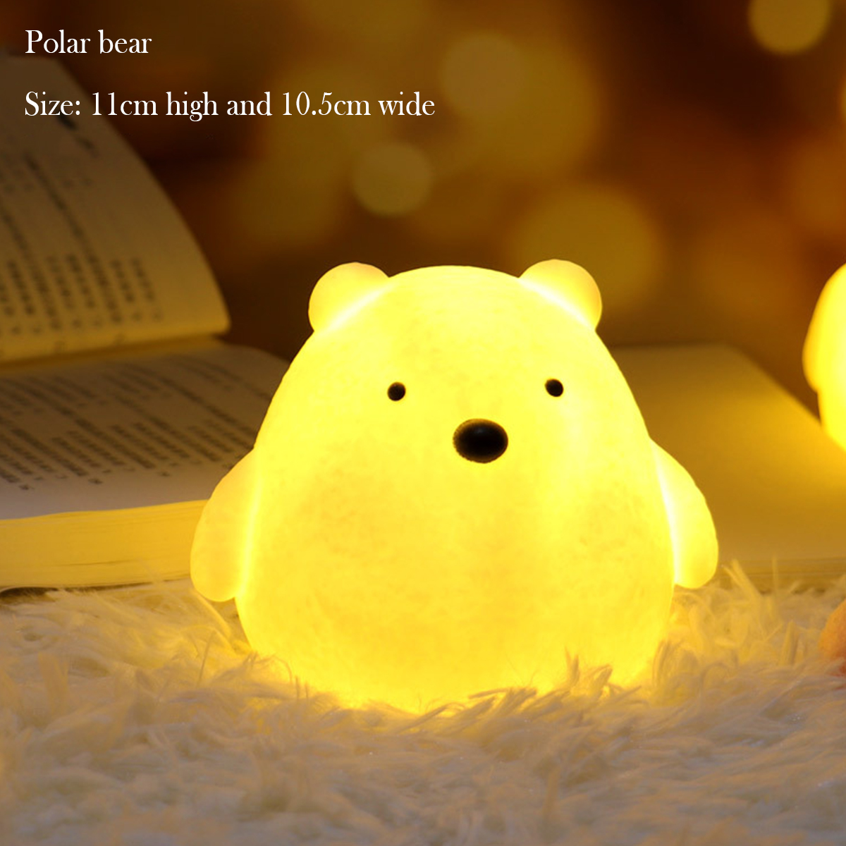 Mini Pig Silicone Lamp Cute Night Light Battery Operated - A Store