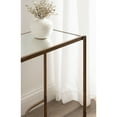 thumbnail image 3 of Kate and Laurel Catriona Modern Glam Metal Skinny Side Table, 19 x 11 x 24, Gold, Rectangular Slim Living Room End Table with Unique Geometric Base for Use as Bedroom Accent or Entryway Decor, 3 of 9
