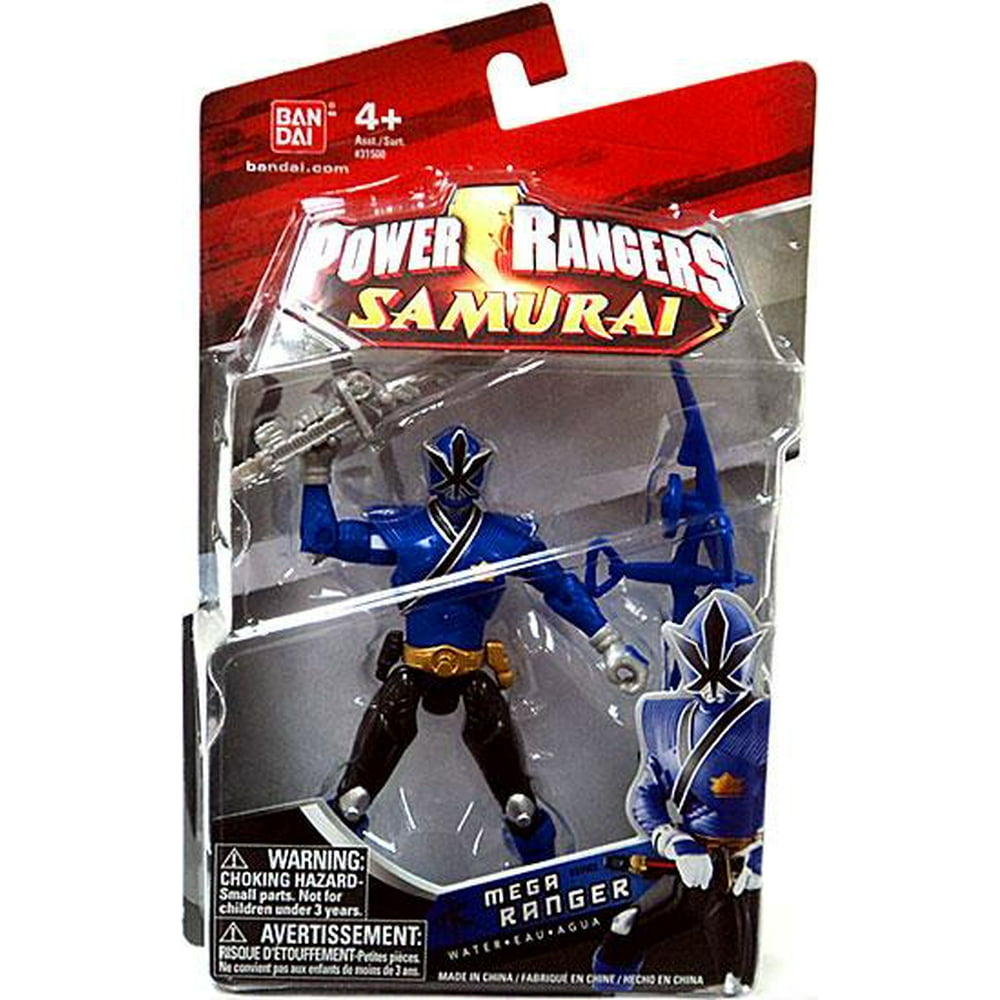 Power Rangers Samurai Mega Ranger Water Action Figure - Walmart.com ...