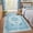 Blue & White, variant on MUSICWAKER Contemporary Purple Vintage Rug Flat Weave Area Rug, 8' x 10', Non-Slip Backing