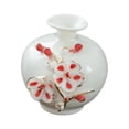 thumbnail image 2 of Jarrón de cerámica para flores, soporte para plantas, jarrón decorativo de , arreglo floral para el hogar, estantería, oficina, decoración de Rojo, 2 of 8