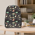 thumbnail image 5 of Easygdp Vegetable Quiche Clear Backpack, Transparent Bookbag for School for Women Men, Capacity Clear Bag for College, Travel, 5 of 7
