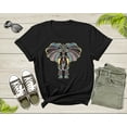 thumbnail image 2 of Cool Indian Mandala Elephant Lover Gift Tee Shirt Mens Womens Cute Elephant Tshirt Graphic Design Print Elephant Kids Boys Girls T-shirt, 2 of 8