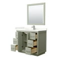 thumbnail image 4 of Wyndham Collection Wcf111142s-Qtz-Unsm34 Icon 42" Free Standing Single Basin Vanity Set -, 4 of 7