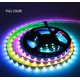 thumbnail image 5 of Tira de LED direccionable individualmente 2m 60lde Ws2812b 5050 Rgb Smd 60 píxeles Color de ensueño impermeable Ip67 PCB blanco 12v CC, 5 of 5