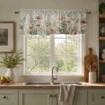 thumbnail image 2 of Rdsfhsp Soft Watercolor Wildflowers Window Valance Pastel Floral Short Curtain Rod Pocket Bedroom Kitchen, 2 of 5