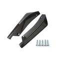 thumbnail image 2 of Car Rear Bumper Hemming Lip Rubber Fin Splitter Spoiler Canard Valence Set Bright Auto Universal Bolzen, 2 of 6