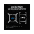thumbnail image 6 of CORSAIR iCUE Link H150i RGB Liquid CPU Cooler - 360mm AIO - QX120 RGB Fans - Fits Intel LGA 1851/1700, AMD AM5 - iCUE Link System Hub Included - Black, 6 of 10