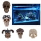 thumbnail image 3 of Cráneo de resina escondite cueva terrario acuario decoración para interiores y pequeños 1, 3 of 9