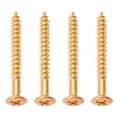 thumbnail image 1 of Tornillos de montaje de placa de mástil dorados Strade Fareast Limited para guitarra eléctrica 4 piezas, 1 of 7