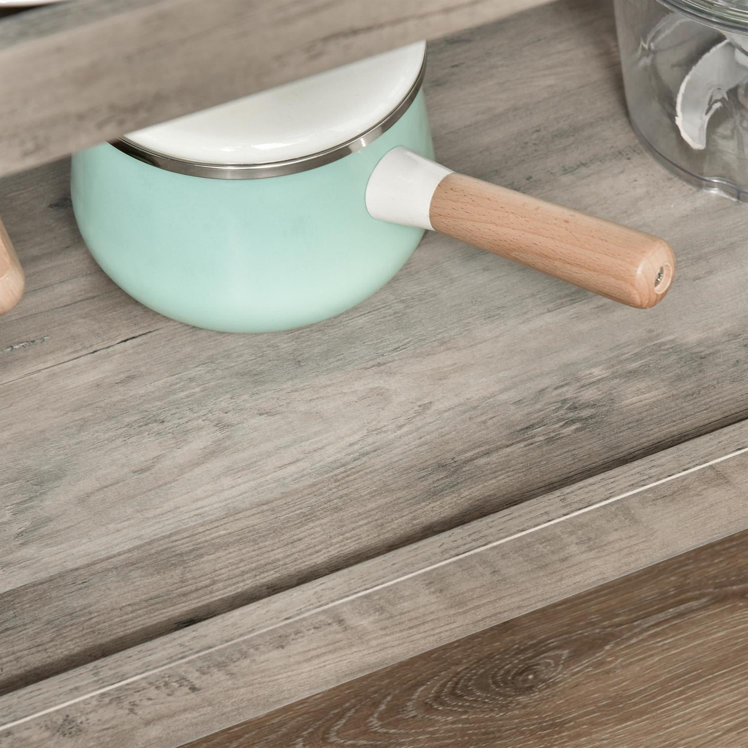 Demi Bonn 42" Stainless Steel Rolling Kitchen Island Trolley, Kitchen Utility Cart with Multiple Storage, Mobile Kitchen Workstation for Home Cooking, Gray