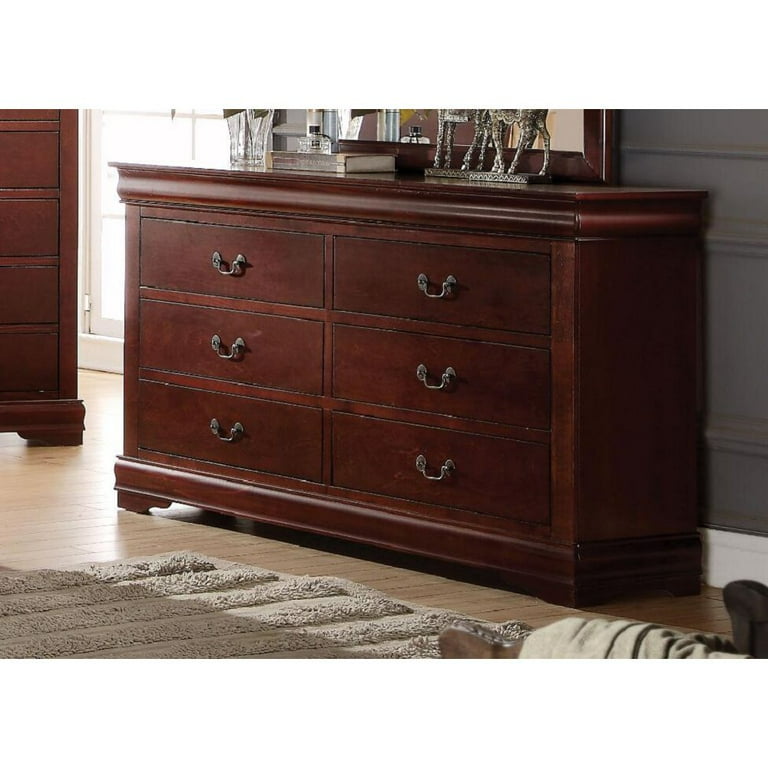 Clearance Louis Philippe Dresser in Cherry 23755