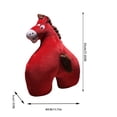 thumbnail image 2 of Horse Stuffed Toys 21.65" Horse Toys Emotional Support Plush Horse Plushies Horse Plush Toys Comforting Cuddles Soft Plush Toy Cute Birthday Gifts Graduation Gifts Easter Gifts Christmas Gifts, 2 of 6