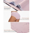 thumbnail image 6 of INNERSY Women's Underwear Rayon from Bamboo Ultra Soft Hipster Silky Panties 3-Pack(S,Soft Lavender), 6 of 8