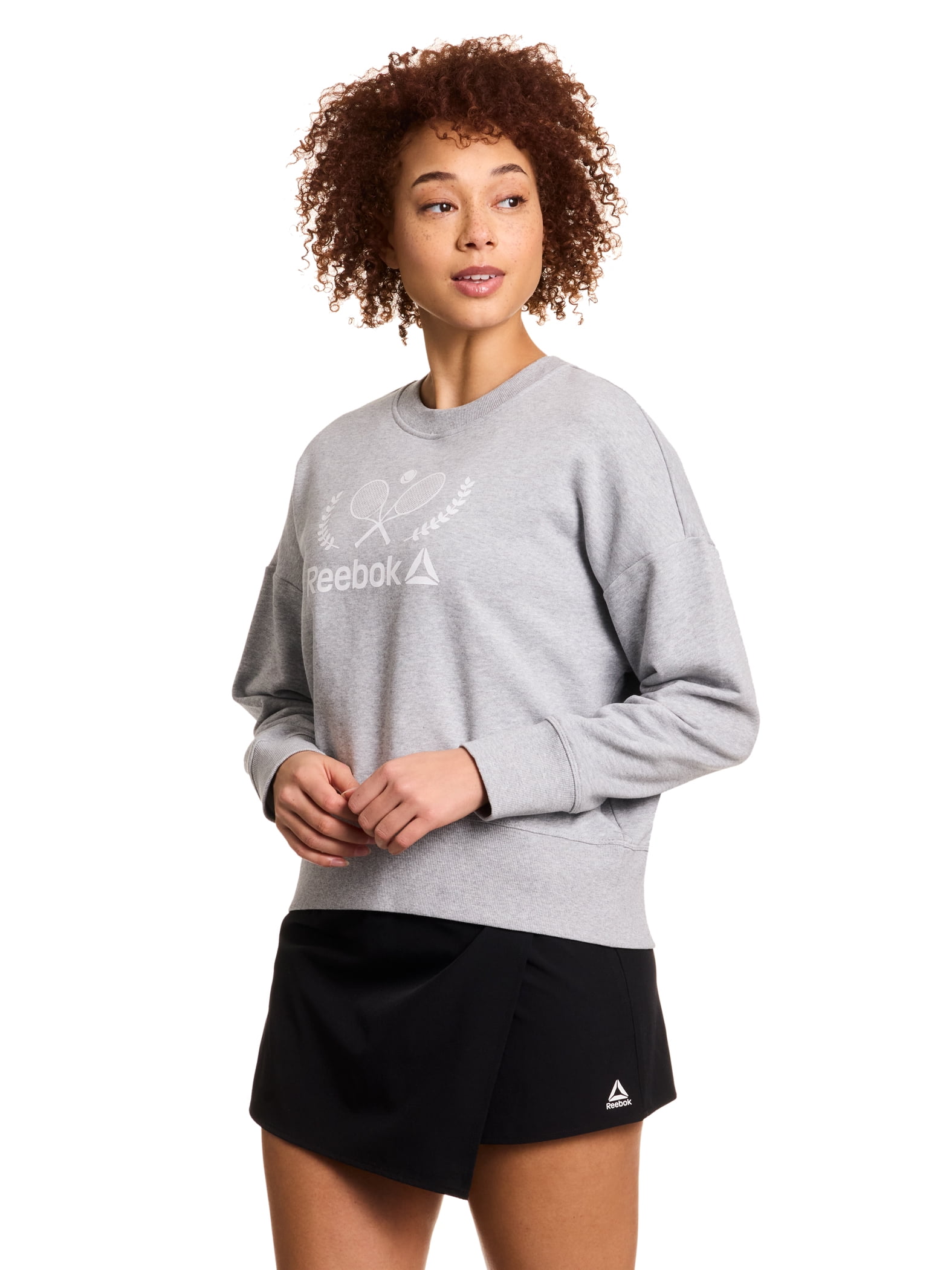 Reebok Women's Prep Crewneck Sweatshirt, Sizes XS-XXXL