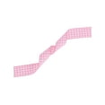 thumbnail image 4 of INSPIRE CHIC 2 Pairs Flat Plaid Laces Fabric Ribbon Two-Tone Checkered 0.6" Wide Shoelaces for Sneakers Pink 80cm/31.5", 4 of 7