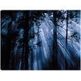 thumbnail image 1 of Cuadro Decorativo - Árboles iluminados por la luna, Yosemite Jr  Impresión en canvas, estrechado., 1 of 2