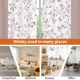thumbnail image 7 of Lfeey Leaf Print Room Darkening Pinkout Curtains for Bedroom Living Room, Grommet Curtains Pink and White, 42x63 Inches, 2 Panels, 7 of 7