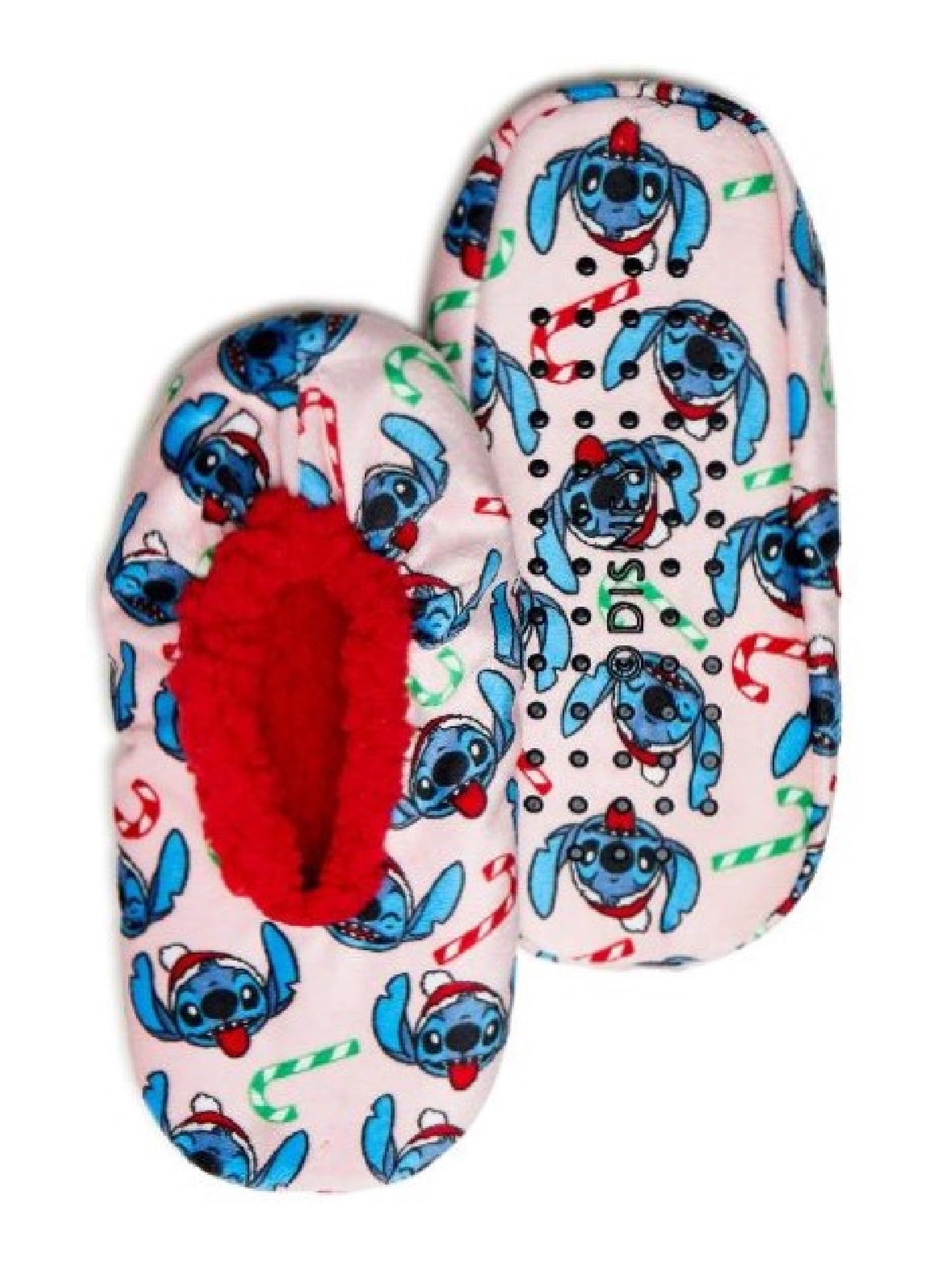 Disney Lilo & Stitch, Holiday Women's Slipper Socks, 1-Pack, One Size