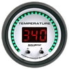 Autometer 6754-Ph Phantom Fluid Temperature Gauge, 2-1/16", 2 Chan, Selectable Elite Digital