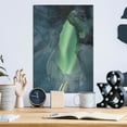 thumbnail image 6 of Luxe Metal Art 'Northern Lights Aurora Borealis Over Glacier Ice 1' by Luxe Portfolio, Metal Wall Art, 12"x16", 6 of 9