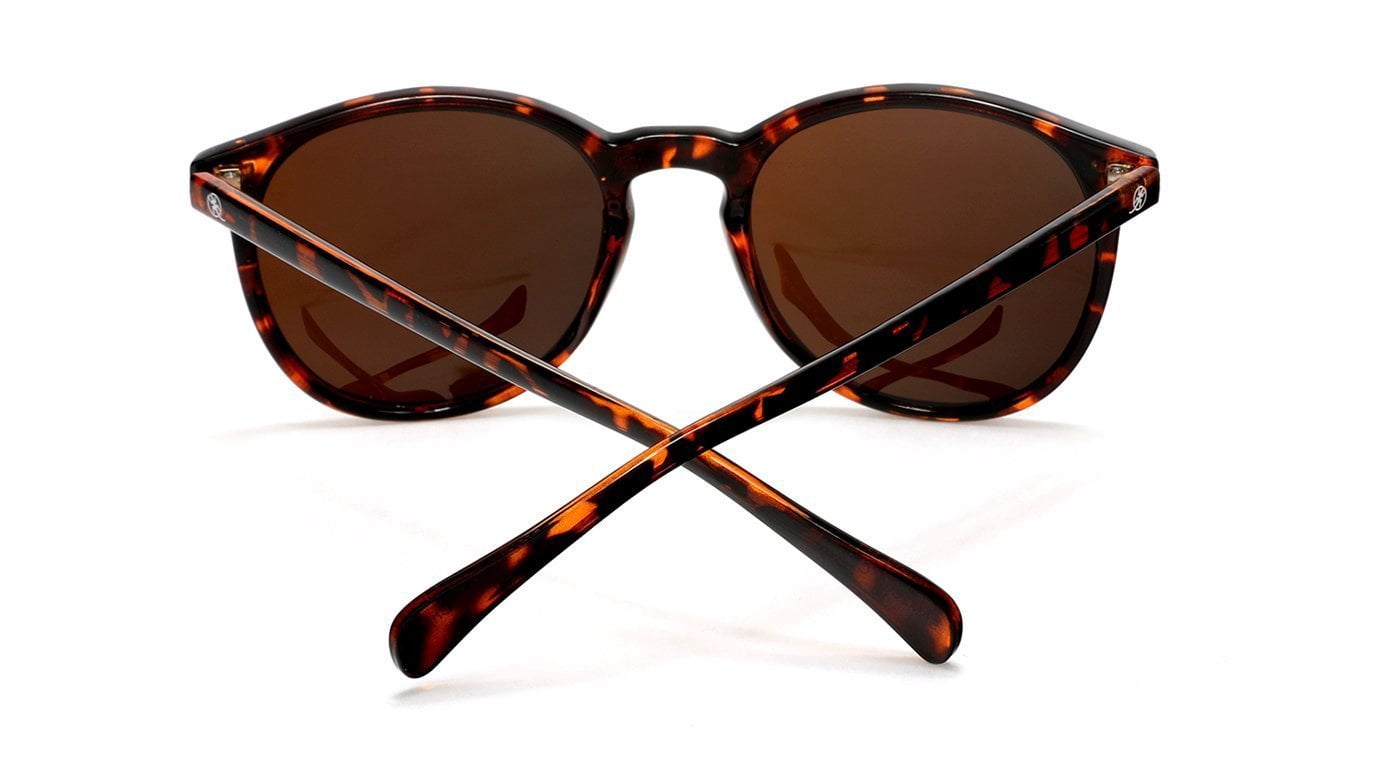 Polarized Round Verona Horn Rimmed Sunglasses - Brown Tortoise