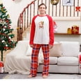 thumbnail image 2 of Odeerbi Matching Family Christmas Pajamas Sets Matching Family Home Wear Sets Xmas Casual Top with Bottom Outfits Loungewear Sleepwear Jammies for Dad, 2 of 7