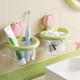 thumbnail image 5 of Qazbgdl - Organizador de Baño de Pared Sin Taladros, con Ventosa de Plástico Rosa o Rojo y Orificios de Drenaje para Azulejos de Baño, Cocina o Ducha (Paquete de 1), 5 of 6