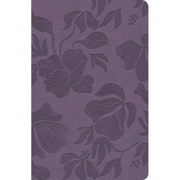 CSB Large Print Personal Size Reference Bible, Optimal Type, Digital Study Edition, Purple Leathertouch, Indexed, (Hardcover)