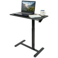 thumbnail image 4 of Mount-It! Height Adjustable Overbed Desk, Couch Desk Table, Gas Springs for Easy Adjustment, Low Profile Casters, Black, 4 of 10