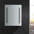 thumbnail image 5 of Fresca Tiempo 24" Right Modern Aluminum Bathroom Medicine Cabinet in Mirrored, 5 of 14
