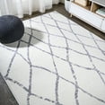 thumbnail image 5 of JONATHAN Y MOROCCAN HYPE 5 x 8 Area Rug, Illi Moroccan Diamond Trellis - Ivory/Gray, MOH506A-5, 5 of 10