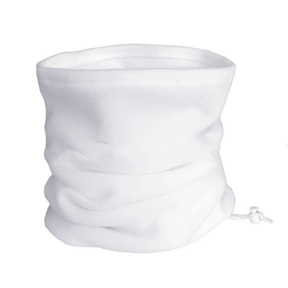 Ayyufe Unisex Winter Outdoor Solid Color Soft Thick Fleece Neck Warmer Gaiter Cover Hat